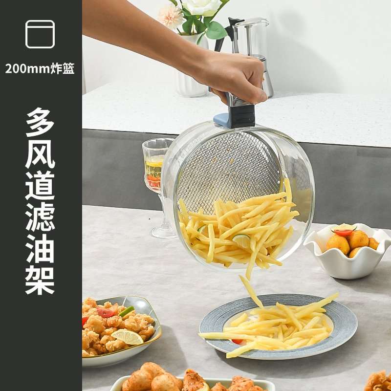 利仁玻璃家用十大品牌新款空气炸锅 LIVEN利仁空气炸锅