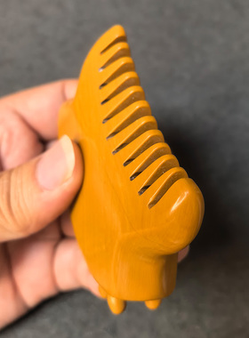 纯黄脸梳按摩珠刮痧板经络刷点穴笔泗水正品泗滨砭石点穴按摩经络