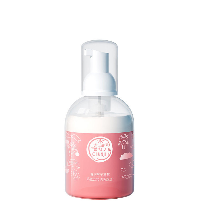 春纪奶盖卸妆洁面泡沫氨基酸慕斯女 春纪洁面