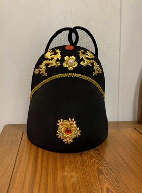 明制婚礼翼善冠明朝乌纱帽翅手工