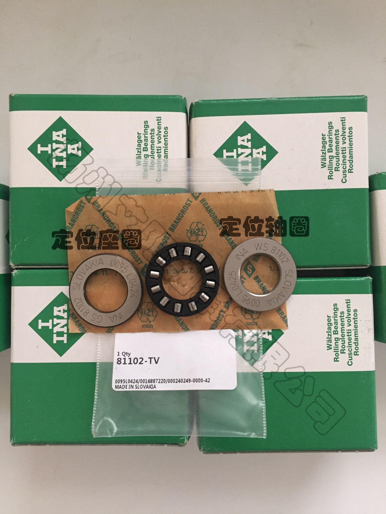 德国进口INA轴承 81115-TV WS81115 GS81115 ：75*77*100*19*5.75 - 图0