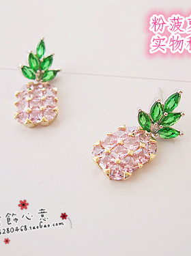 925银针水果耳饰品