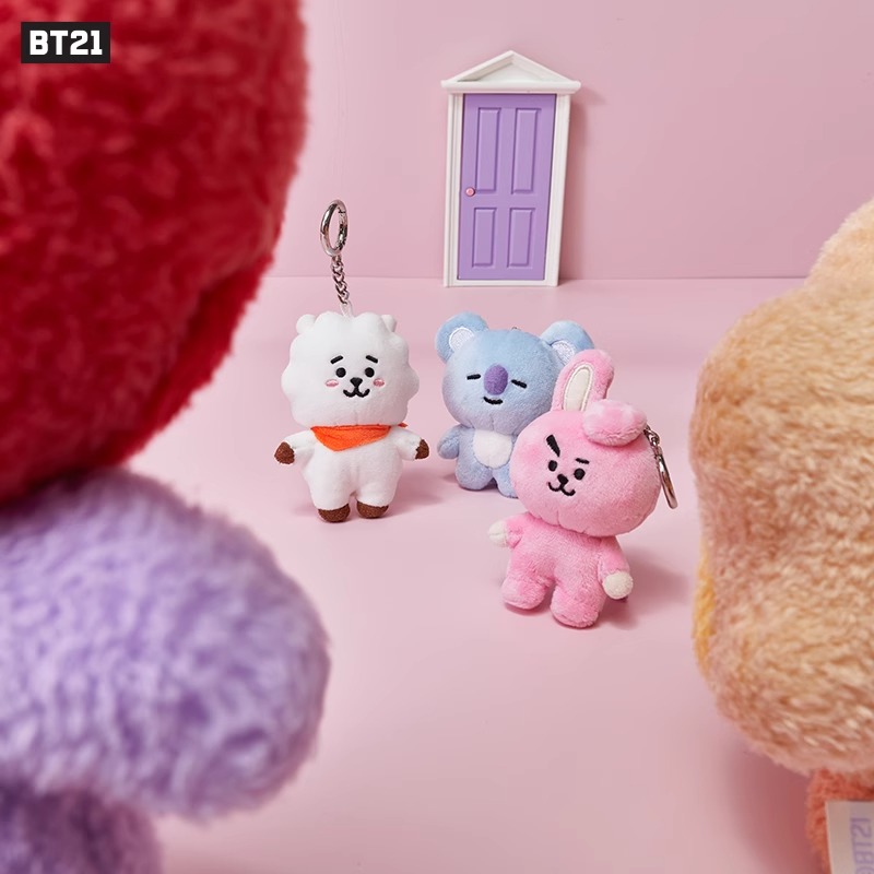 BT21防弹少年团BIG&TINY系列毛绒公仔玩偶包包挂件钥匙扣卡通可爱 - 图1