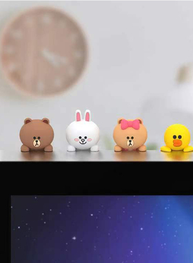 LINEFRIENDS装饰公仔摆件卡通
