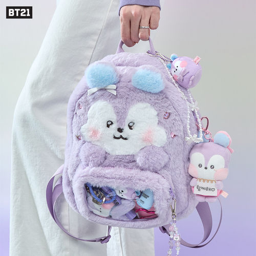 BT21 防弹少年团BABY RIBBONED U 系列毛绒痛包 背包卡通可爱装饰 - 图0