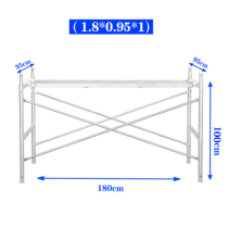 Pin Custom Thickened section aggravating one meter hot galvanized scaffolding mobile echelon frame door type active frame square