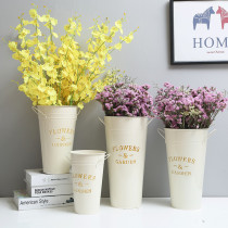 Nordic Wind Home Wake Flowers Buckets Flower flowers Flowers Flowers Barrels of Flowers Flower Arrangements Deep Water Raised Flowers Iron Barrels Large Vases