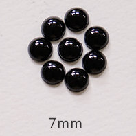 娃娃眼睛diy泰迪熊动物玩偶眼睛黑色半圆蘑菇扣平底眼睛扣黑豆,淘宝优惠券,粉丝福利购,淘宝优惠卷