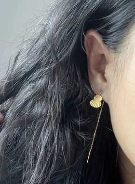 设计师合作款925纯银镀金耳饰