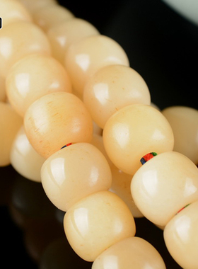 天然油润骆驼骨佛珠10