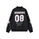 DUSK American butterfly embroidered baseball uniform jacket for women in spring and autumn sweet and cool Korean style jacket contrasting color top trendy