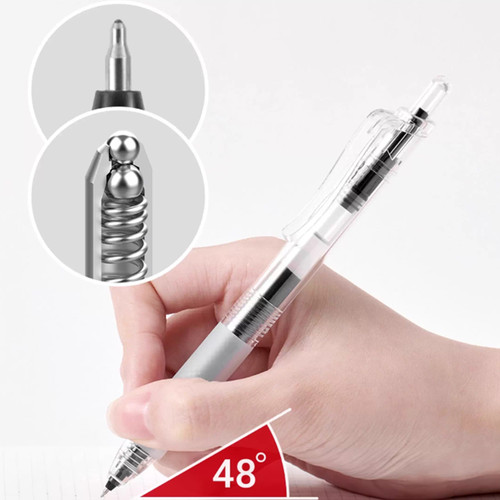 KACO珍宝按动中性笔替芯0.5黑超长书写JUMBO Gel Ink Refill 05BK - 图2