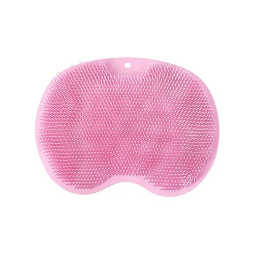 懒人搓背洗澡神器沐浴刷按摩擦背浴刷硅胶刷不求人吸盘防滑搓脚垫 - 图3