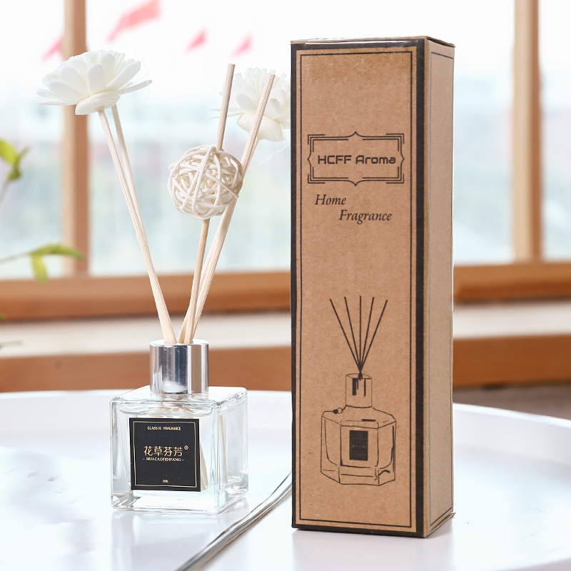 集美日用家居商城室内房间藤条无火香薰家用卧室干花套装卫生间厕所无烟精油薰衣草2