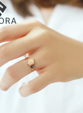 招财小牛戒指生肖本命年女巨好看