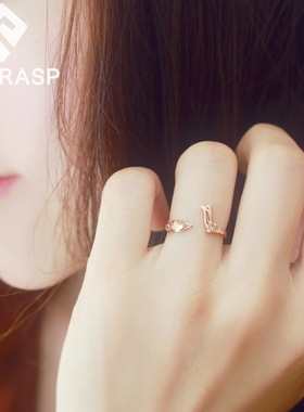 招财小狐狸钛钢戒指女高级感尾戒