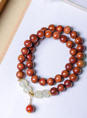 原创DIY佛珠手链文艺复古