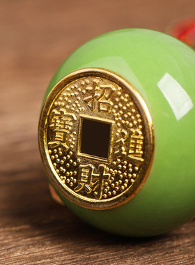 窑变结晶釉小玩意粉青渐变茶宠高颜值陶瓷家用小葫芦茶道摆件送礼