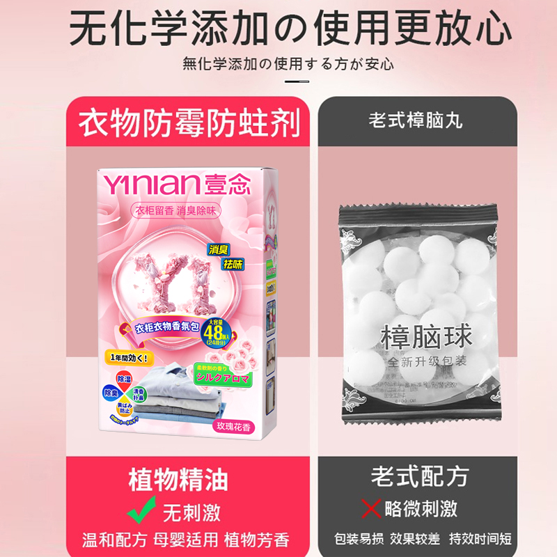 德国花香非樟脑丸衣柜防潮防霉除味驱虫衣服干燥剂包旗舰店非无毒 - 图1