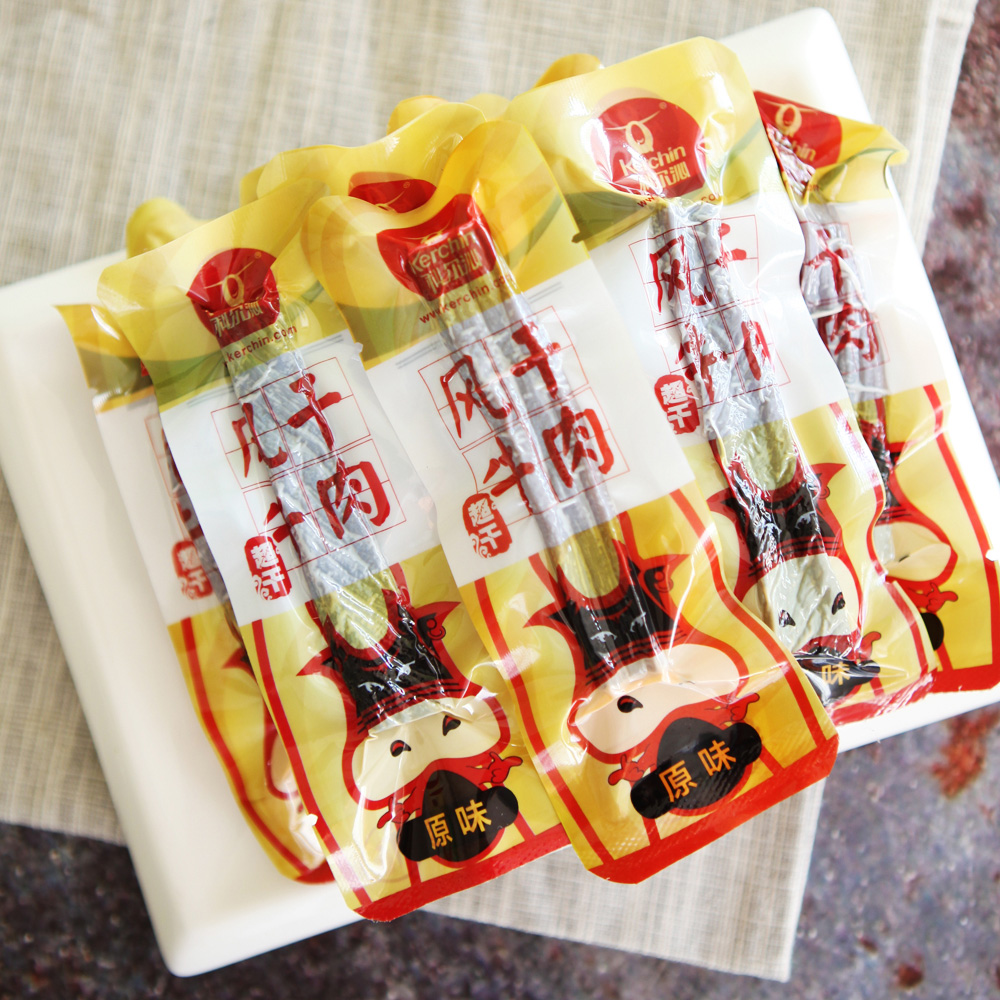 科尔沁超干牛肉干 内蒙古特产手撕风干牛肉150g通辽原味香辣包装