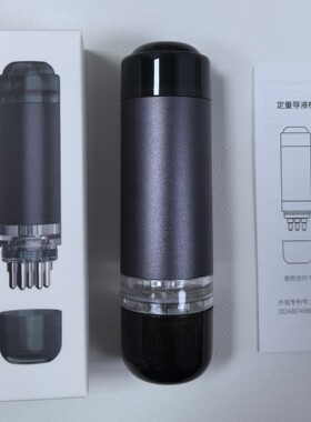 新款米诺可控上液头皮按滚珠按摩梳便携导液涂抹器 头皮上药器1ml