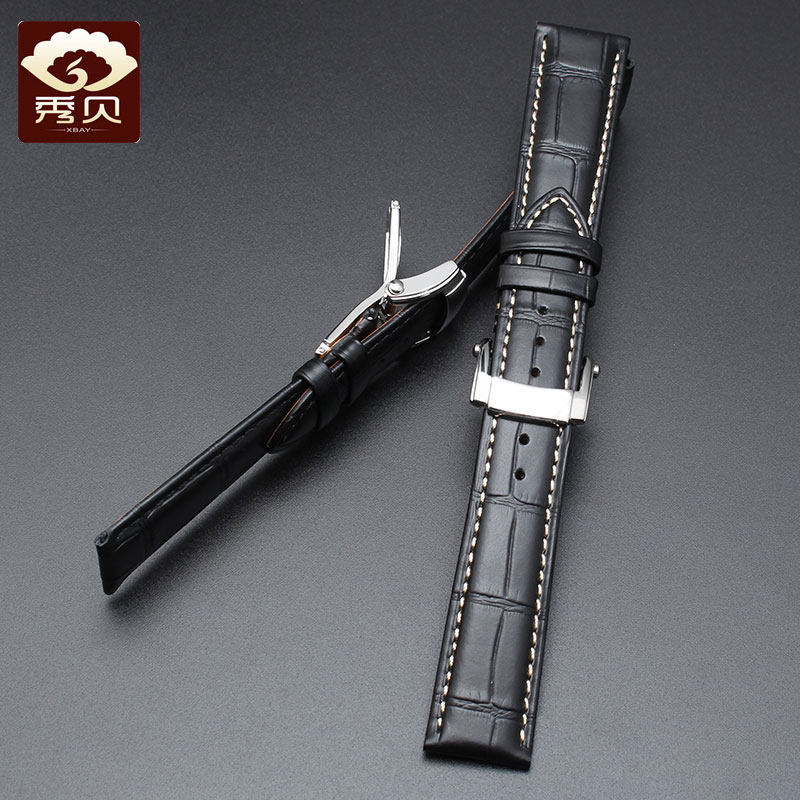 真皮适配百达翡丽格拉苏蒂20手表带 秀贝配件