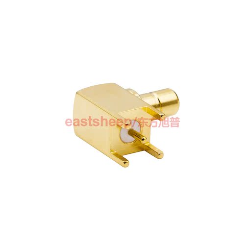 东方旭普 射频连接器 SMB-JWE PCB面板插座 SMB-JWHD 90度弯公头 - 图1