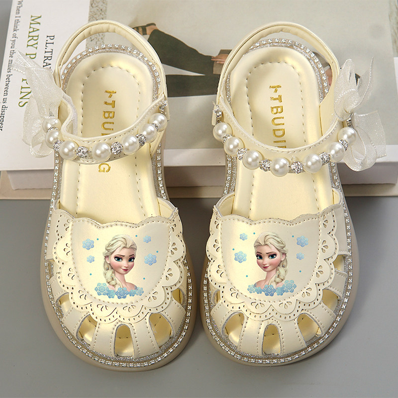 女童公主凉鞋真皮童鞋2026夏季新款女宝软底单鞋海边儿童包头鞋子,淘宝优惠券,粉丝福利购,淘宝优惠卷