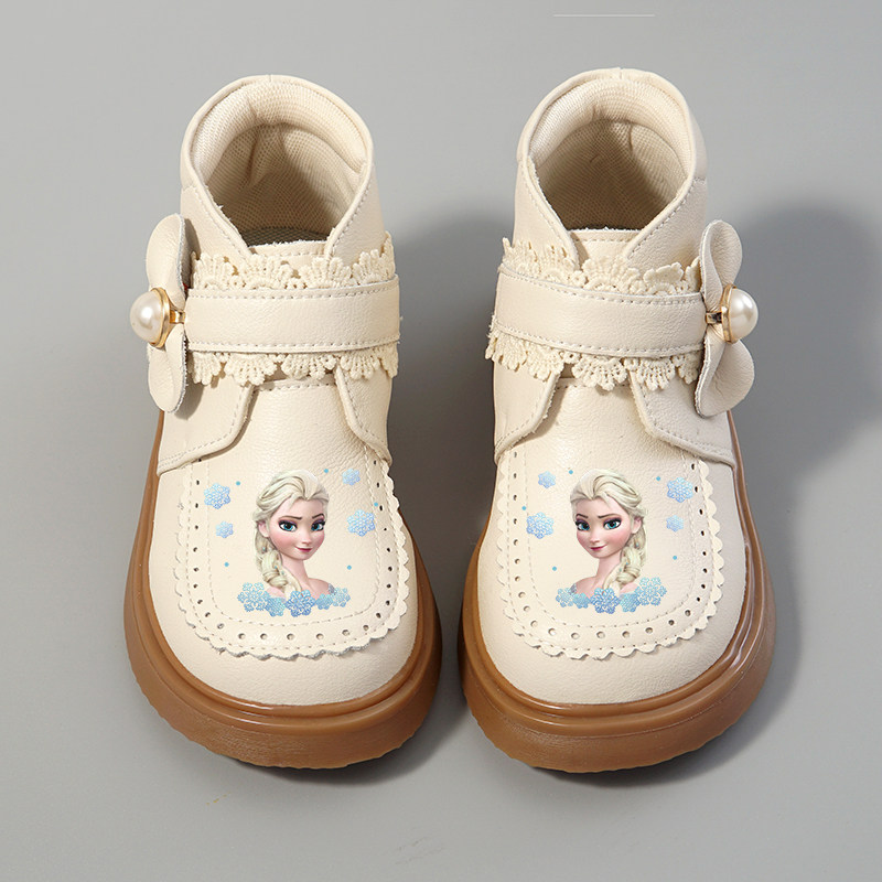 女童靴子冬季公主鞋子新款女宝皮靴秋冬真皮女孩白色棉鞋儿童皮鞋,淘宝优惠券,粉丝福利购,淘宝优惠卷