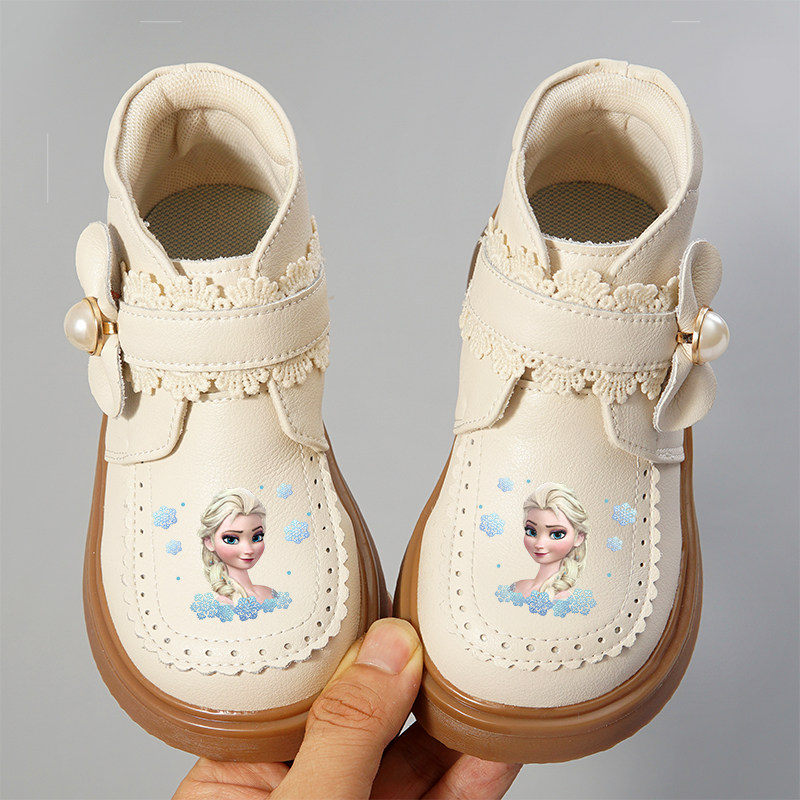 女童靴子冬季公主鞋子新款女宝皮靴秋冬真皮女孩白色棉鞋儿童皮鞋,淘宝优惠券,粉丝福利购,淘宝优惠卷