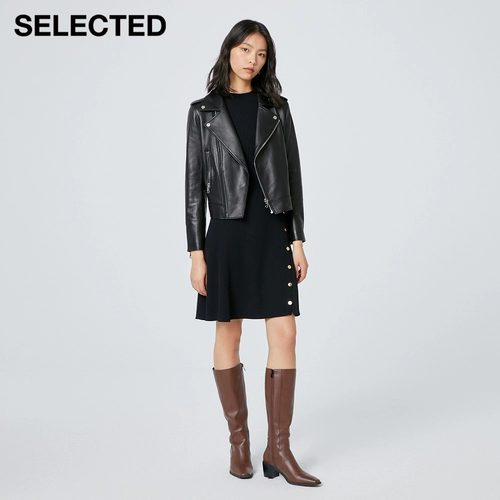 Выбранная Silae Chun Новый локомотив Ветровый металл -молния на улице Sheep Skin Girl S | 421310001