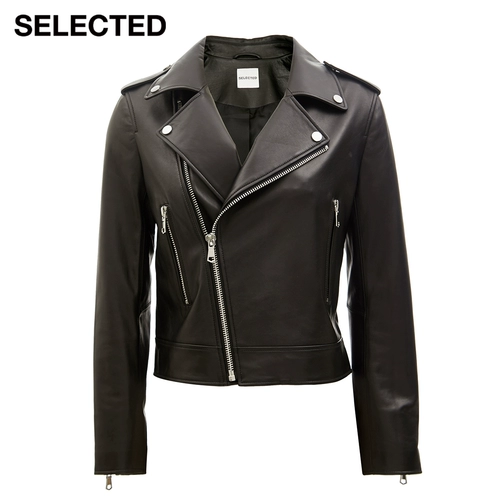 Выбранная Silae Chun Новый локомотив Ветровый металл -молния на улице Sheep Skin Girl S | 421310001