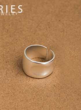 女S925银简约高级开口戒指戒指