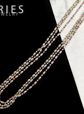 S925纯银锁骨链女意大利链项链