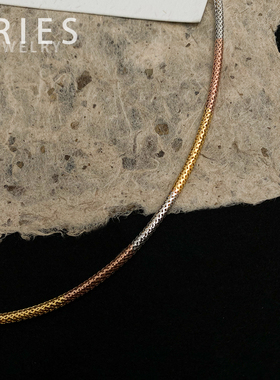 S925纯银项圈女轻奢高级项链