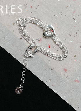 女S925纯银银甜美精致手链