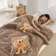 Thick plush multifunctional two-in-one pillow quilt