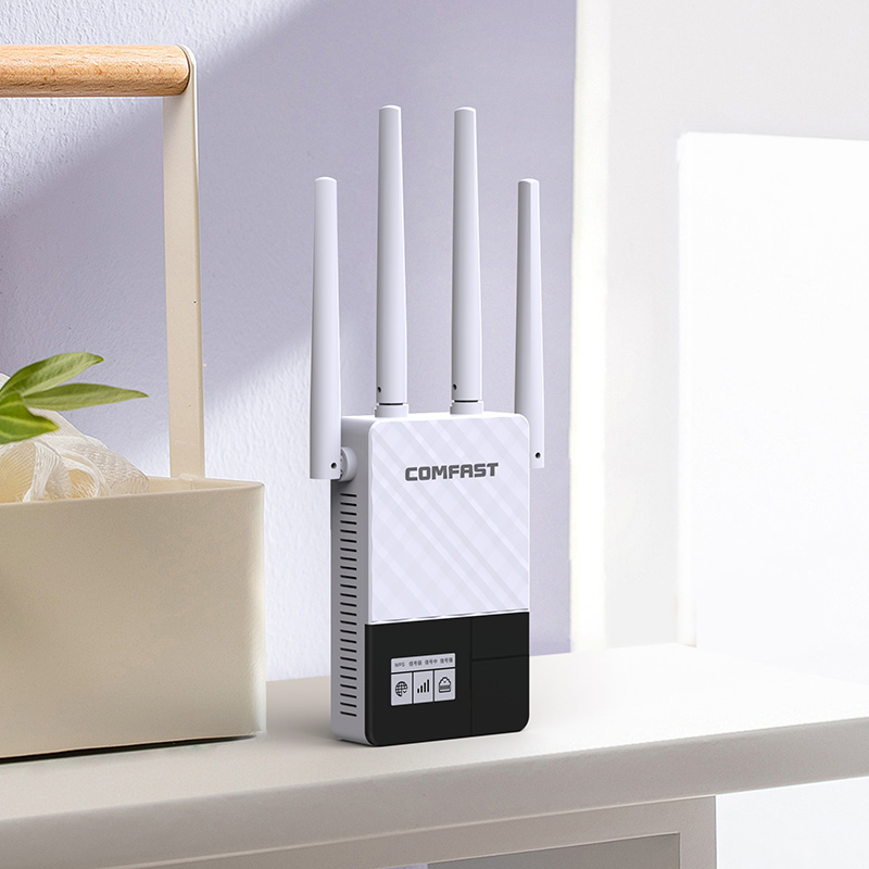 COMFAST CF-WR760AC 双频wifi信号扩大器1200M家用无线路由器信号增强放大器加强远距离扩展大功率穿墙中继器 - 图3