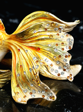 木南家居如鱼得水金鱼摆件礼品