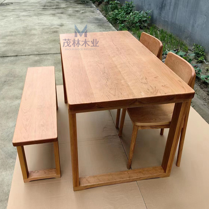 北美樱桃木木料木方原木板材实木大板桌板家具定制餐桌衣柜书柜_虎窝淘