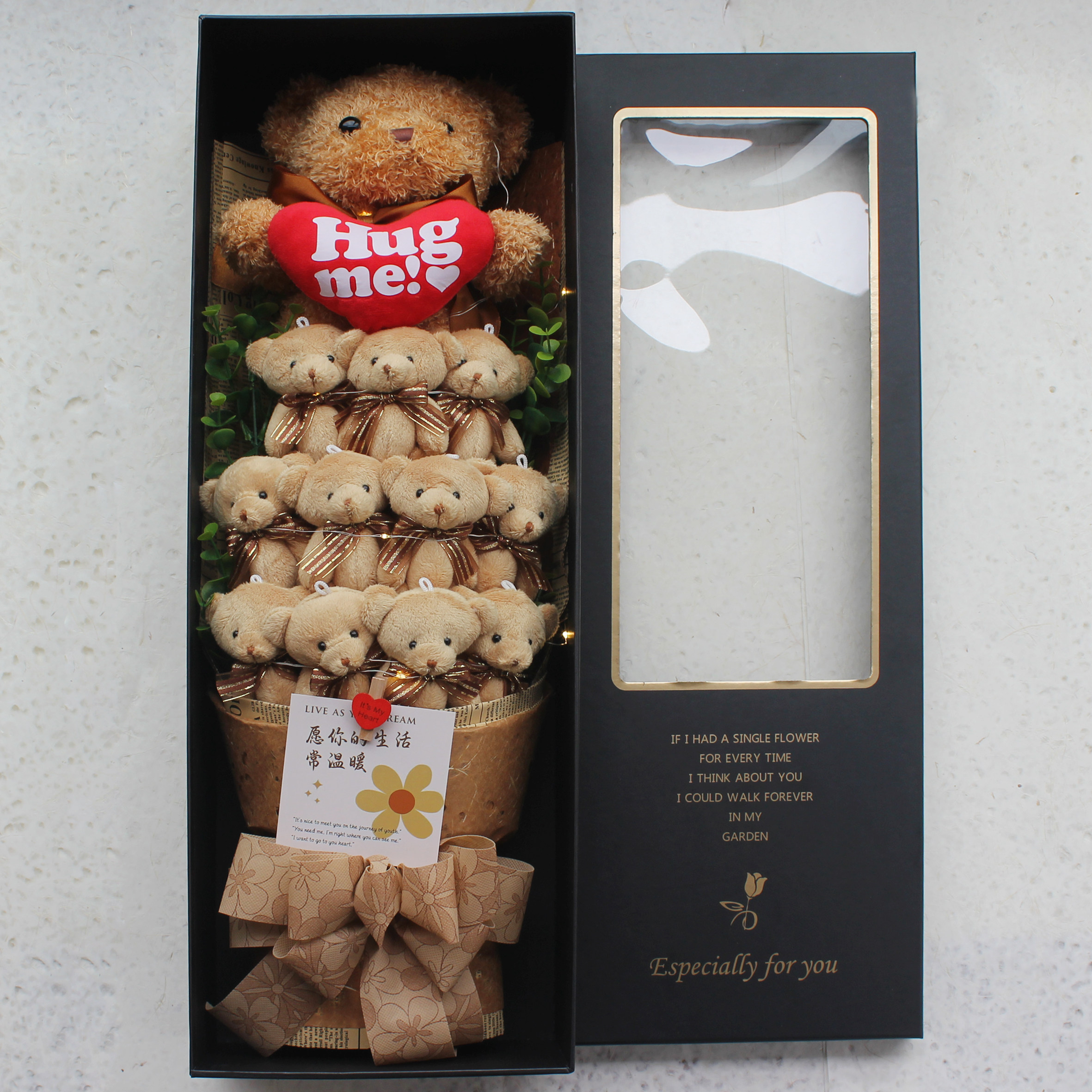 新年礼物草莓熊龙猫皮卡丘蛋公仔玫瑰盒送女朋友闺蜜同学生日花束,淘宝优惠券,粉丝福利购,淘宝优惠卷