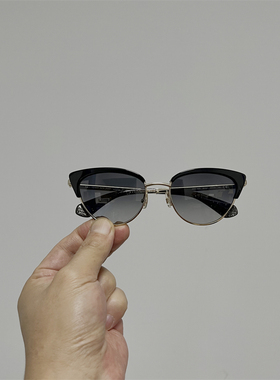 JAHNAM 意产订制板材配金属圈太阳镜 猫眼款墨镜 24年新款样板