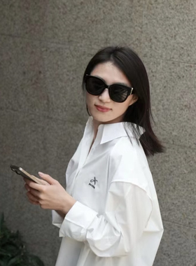 SLM95 意产进口板材超超大框修脸太阳镜 方圆款墨镜 亚洲板 INS款