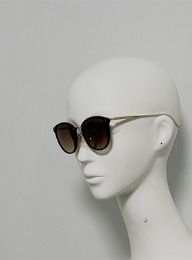 LFL251 女式意产进口板材配钛金属款太阳镜 修脸墨镜 INS热款