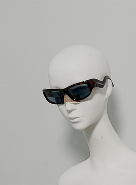 B和B 0320 设计师款方圆异型框太阳镜 超超大框修款墨镜 走秀款