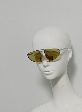 B和V 1466 金属猫眼款太阳镜 超大框墨镜 黄色夜视镜片 26年新款