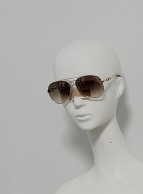 GF6064 女式金属款太阳镜 飞行员墨镜蛤蟆镜 库存尾货小瑕疵 福利