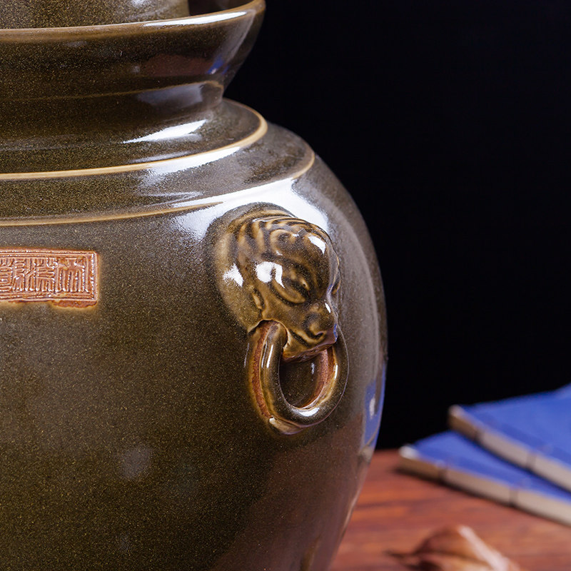 景德镇陶瓷泡菜坛大号家用咸菜酸菜坛子腌菜缸泡菜罐30 50 100斤,淘宝优惠券,粉丝福利购,淘宝优惠卷