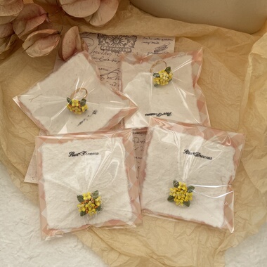 Star Dreams 秋意浓桂花落｜ 捷克珠桂花月桂叶花簇戒指