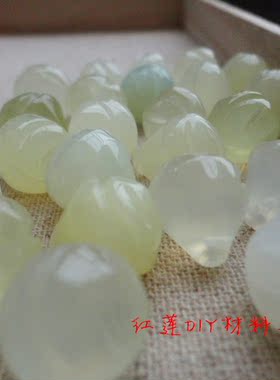 diy手工饰品岫玉发簪